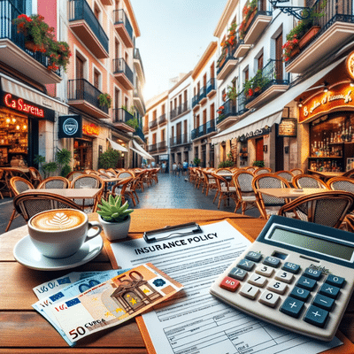 Cost if insurance for bars restaurants and cafés in Spain